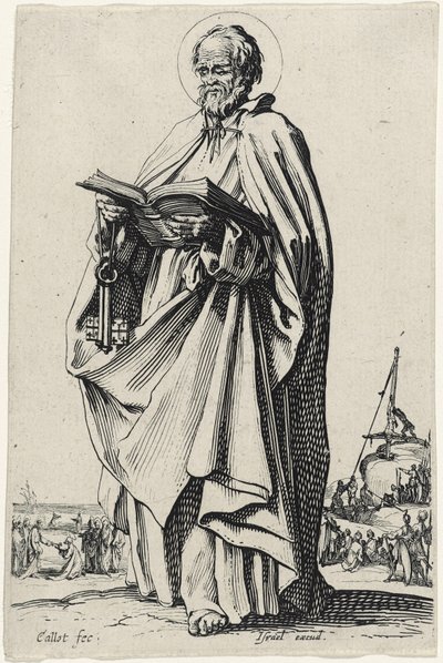 San Pietro da Les Grands Apôtres, 1631 da Jacques Callot