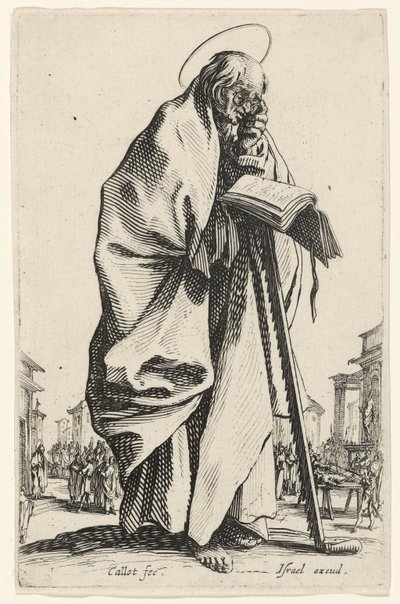 San Simone da Les Grands Apôtres, 1631 da Jacques Callot