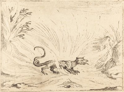 Salamandra Circondata dalle Fiamme da Jacques Callot
