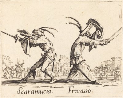 Scaramuccia e Fricasso da Jacques Callot