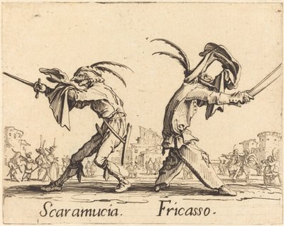 Scaramuccia e Fricasso da Jacques Callot