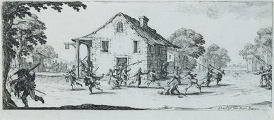 Scena di saccheggio, 1633 da Jacques Callot
