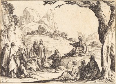 Discorso della Montagna da Jacques Callot
