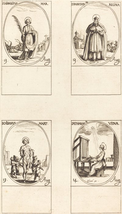 San Ippolito, Santa Radegonda, Regina, San Cassiano, Sant