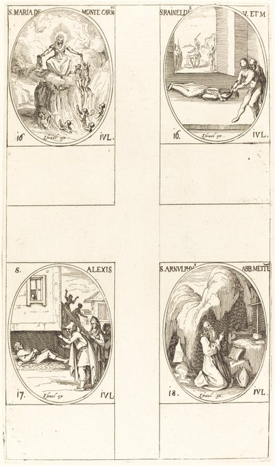 Santa Maria del Monte Carmelo; Santa Raineldis; San Alessio; Sant