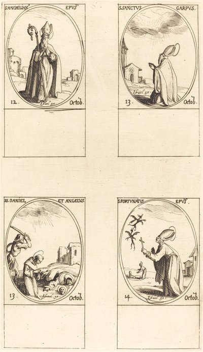 San Massimiliano; San Carpo; San Daniele e Angelo; San Fortunato da Jacques Callot