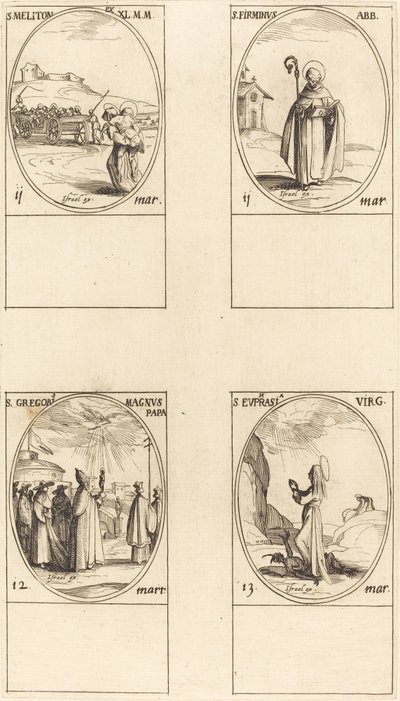 San Melitone; San Firmino; San Gregorio Magno; Sant