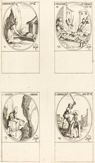 San Pafnuzio; Santi Macedonio e Teodulo; Sant