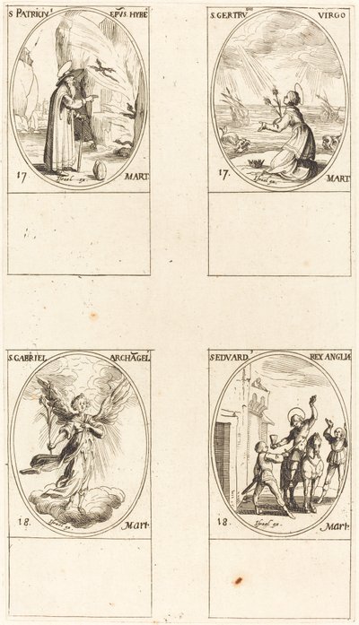 San Patrizio; Santa Gertrude; San Gabriele, Arcangelo; Sant