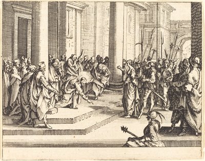 Lapidazione di Gesù da Jacques Callot