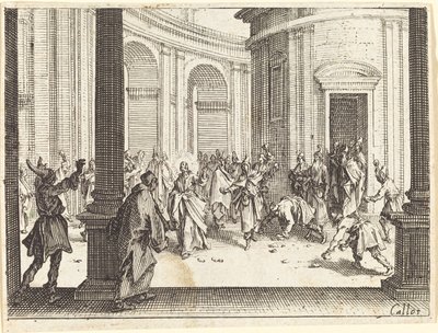 Lapidazione di Gesù da Jacques Callot