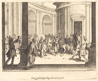 Lapidazione di Gesù da Jacques Callot