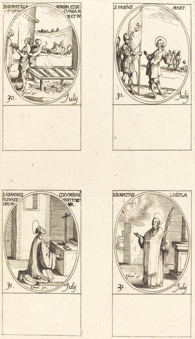 Santi Donatilla, Maxima e Secunda; San Fabio; San Giovanni Colombini; Sant