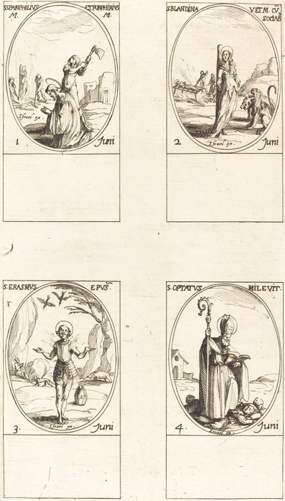 Santi Pamphilius e Porphyrius; Santa Blandina e compagni; Sant