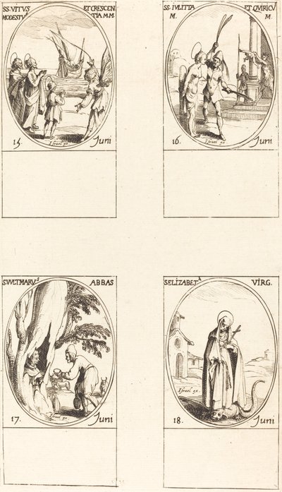 Santi Vito, Modesto e Crescenzia; Santi Giulitta e Quirico; Sant