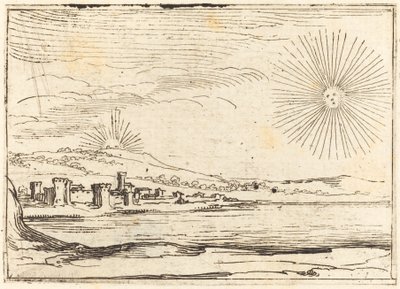 Sole che sorge, 1628 da Jacques Callot