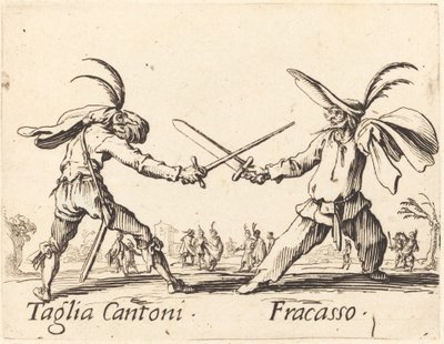Taglia Cantoni e Fracasso da Jacques Callot