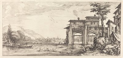 I bagnanti, probabilmente c. 1630 da Jacques Callot