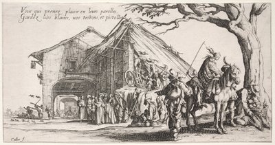 I Bohemi: Il luogo di sosta: La chiromante, c. 1621-1625 da Jacques Callot