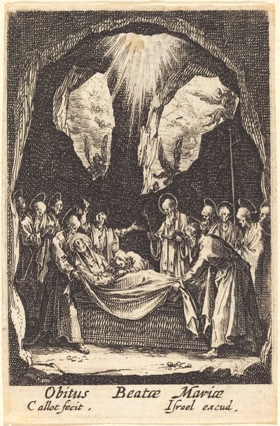 La sepoltura della Vergine da Jacques Callot