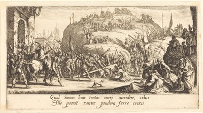 Il Trasporto della Croce da Jacques Callot