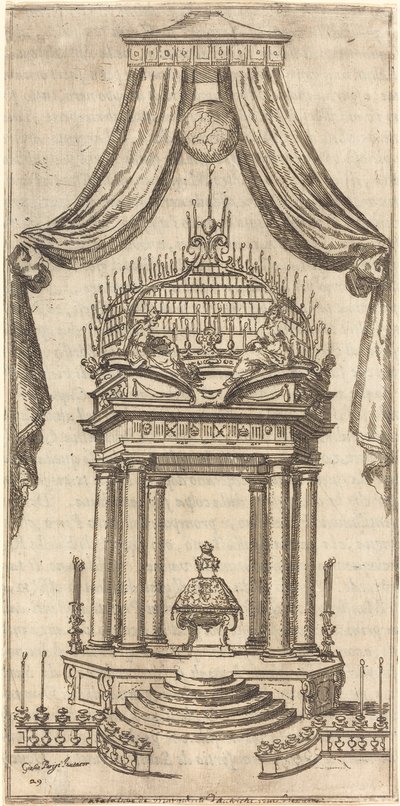 Il catafalco da Jacques Callot