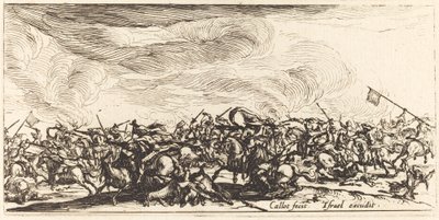 Il combattimento di cavalleria con spade da Jacques Callot