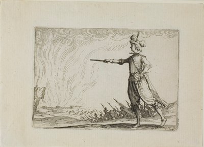 Il comandante a piedi, da I capricci da Jacques Callot