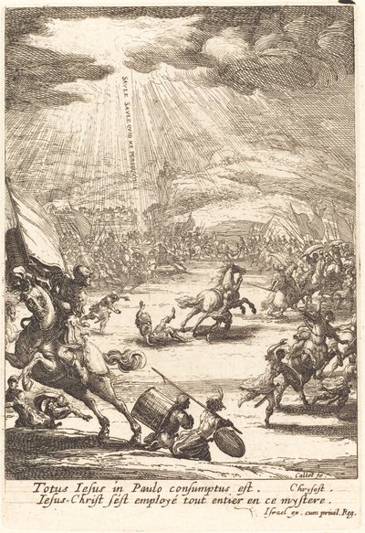 La conversione di San Paolo da Jacques Callot