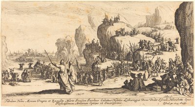 Il passaggio del Mar Rosso da Jacques Callot