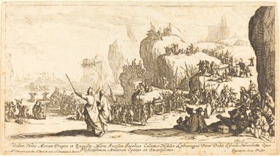 Il passaggio del Mar Rosso da Jacques Callot