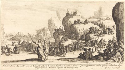 Il passaggio del Mar Rosso da Jacques Callot