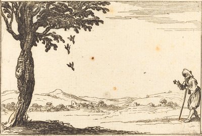 Il Corvo e i suoi Piccoli da Jacques Callot