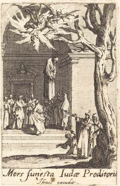 La morte di Giuda da Jacques Callot