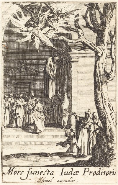 La Morte di Giuda, c. 1634-1635 da Jacques Callot