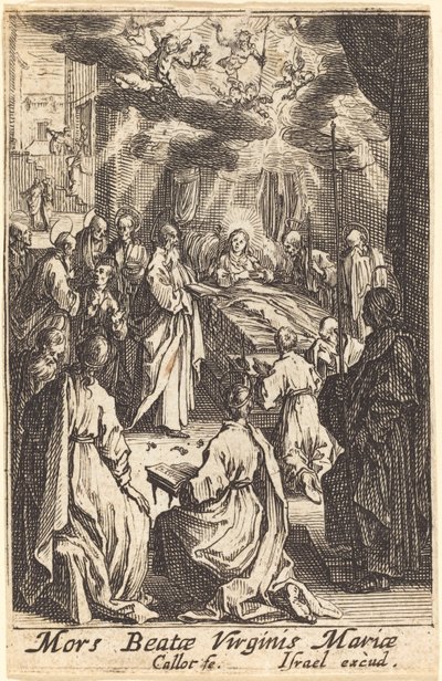 La morte della Vergine da Jacques Callot