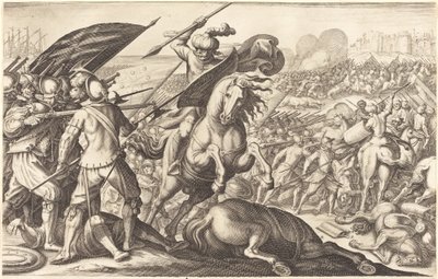 La sconfitta della cavalleria turca da Jacques Callot