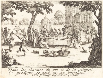 La dissipazione da Jacques Callot