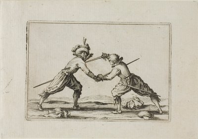 Il duello con le spade, da I Capricci da Jacques Callot