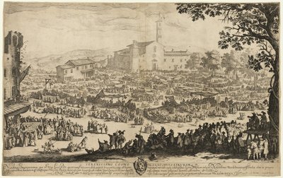 La fiera a Impruneta da Jacques Callot