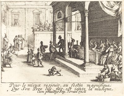 Il banchetto da Jacques Callot