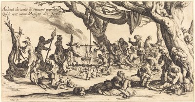 La festa dei boemi da Jacques Callot