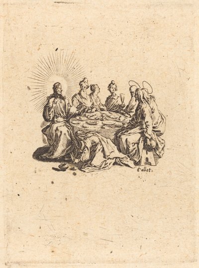 Il banchetto dei farisei da Jacques Callot