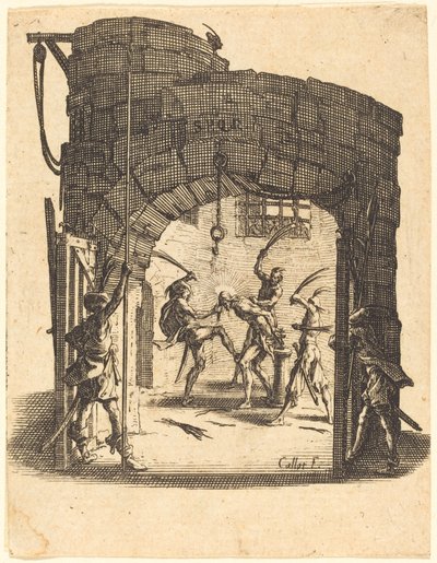 La flagellazione da Jacques Callot