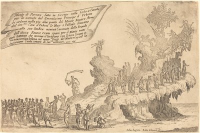 Il carro del Monte Parnaso da Jacques Callot