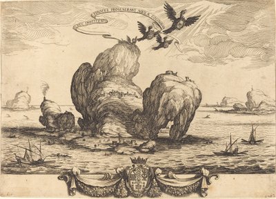 La grande roccia da Jacques Callot