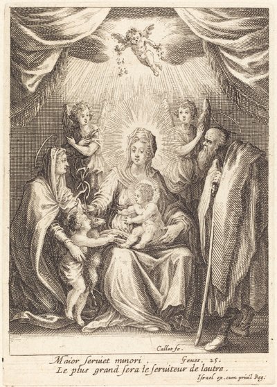 Gli omaggi del piccolo San Giovanni da Jacques Callot