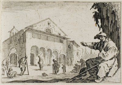 La casa, dai Capricci da Jacques Callot