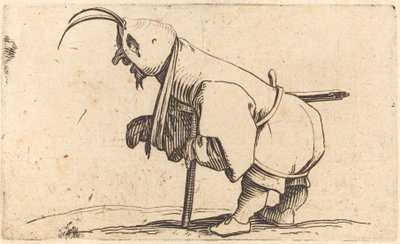 Il mendicante incappucciato da Jacques Callot