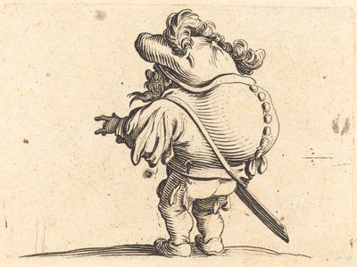 Il gobbo con il cappello piumato da Jacques Callot